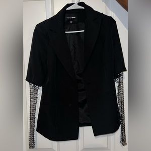 2 piece black blazer set from Fashion Nova. Size Medium. Worn once.